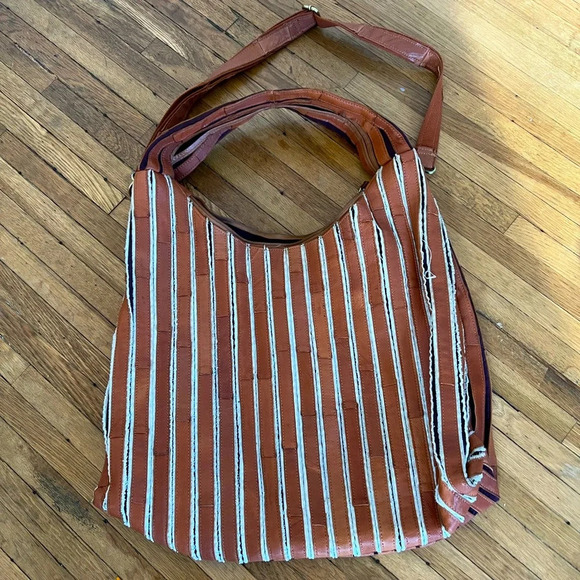 A.P.C. Brown Leather Hobo Bag Vintage - Picture 3 of 9